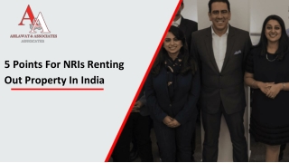 5 Points For NRIs Renting Out Property In India