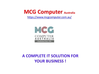 IT Solutions for your business_MCG computer