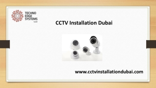 CCTV Installation Dubai