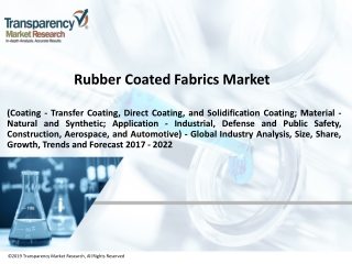 Rubber Coated Fabrics Market is Likely to Grow Around Worth of US$2,030.6 Mn By 2022