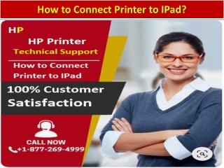 How to Connect Printer to IPad?