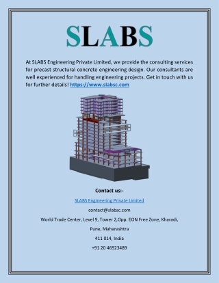 Precast Structural Design Consultants and Consulting Service