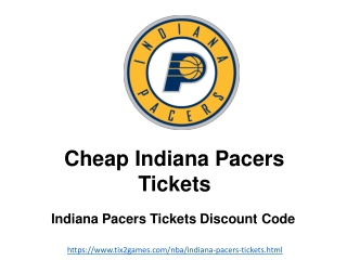 Discounted Indiana Pacers Tickets