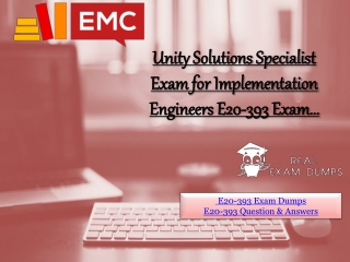 Get EMC E20-393 Dumps PDF - Study Material RealExamDumps.com