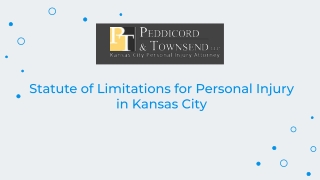 Statute of Limitations for Personal Injury in Kansas City