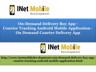 Courier Tracking Android Mobile Application