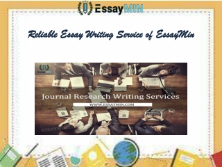 Acquire Reliable Essay Writing Service of EssayMin