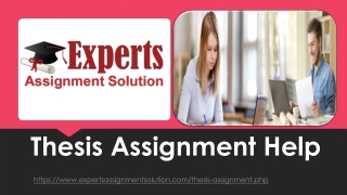 Thesis Assignment Help