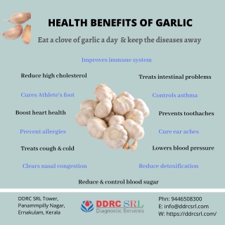 Health Benefits Of Garlic