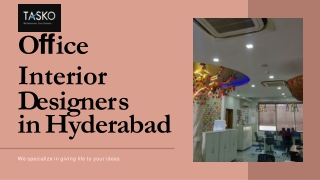 Office Interior Designers in Hyderabad - Tasko