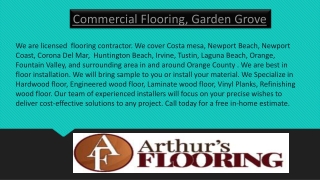 Commercial Flooring, Garden Grove CA