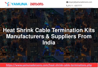 Heat Shrinkable Cable Termination Kit Manufacturer