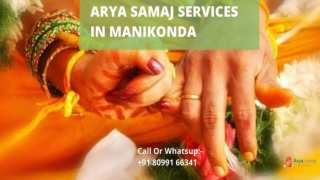 Arya Samaj Services in Manikonda