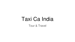 Cab Hire in Jaipur