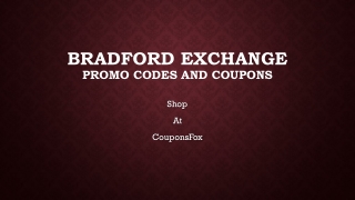 Bradford Exchange Promo code and Coupons
