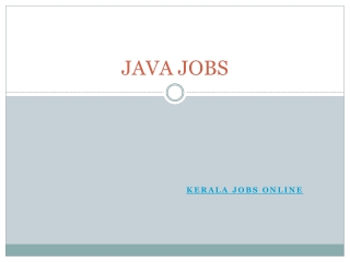 kerala jobs online java jobs