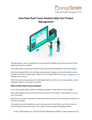 How Does Root Cause Analysis Help Your Project Management