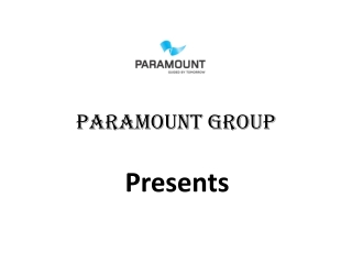 Paramount Golfforeste Luxury Villas in Greater Noida