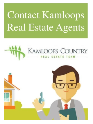 Contact Kamloops Real Estate Agents