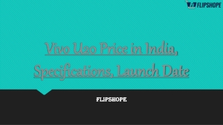 Vivo U20 Price in India, Specifications, Launch Date