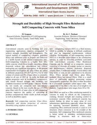 Strength and Durability of High Strength Fibre Reinforced Self Compacting Concrete with Nano Silica