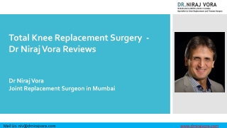 Total Knee Replacement Surgeon Mumbai | Dr Niraj Vora Reviews