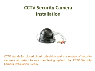 CCTV Security Systems