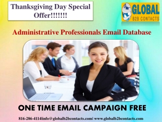Administrative Professionals Email Database