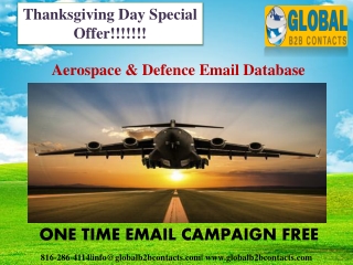 Aerospace & Defence Email Database