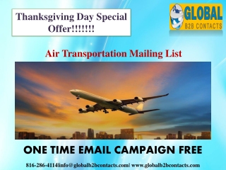 Air Transportation Mailing List