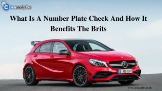 What Is A Number Plate Check And How It Benefits The Brits?