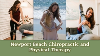 Newport Beach Chiropractic and Physical Therapy