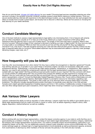 Just How to Choose Civil Liberty Lawyer?