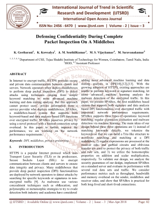 Defensing Confidentiality During Complete Packet Inspection On A Middlebox