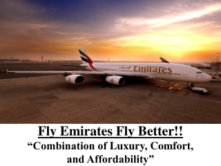 Emirates Airlines Bookings | Get Up to 30% Off On Flight Tickets