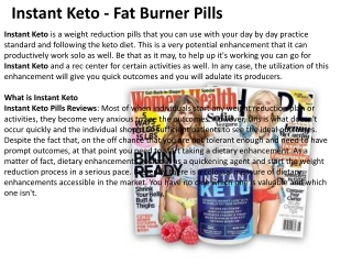 Instant Keto: Reviews, Benefits, Ingredients, Side Effects & Where To Buy