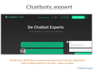 Chatbot ontwikkelen