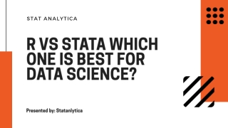 R vs Stata: Which One is Best For Data Science?