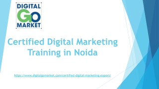 Certified Digital Marketing Training in Noida