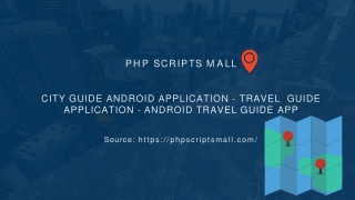 Android Travel Guide App - PHP Scripts Mall
