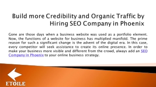 Seo Company In Phoenix