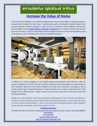 Increase the Value of Home