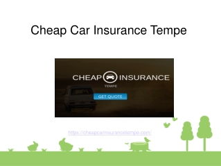 Cheap Car Insurance Tempe