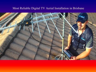 Most Reliable Digital TV Aerial Installation in Brisbane