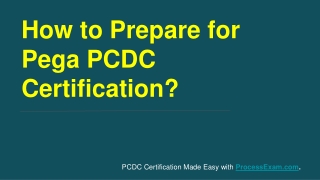 Pega Certified Decisioning Consultant (PCDC) Certification | Boost Your Score