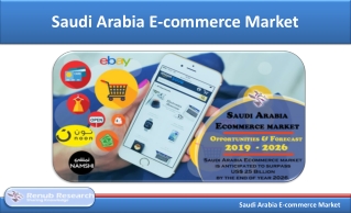 Saudi Arabia E-commerce Market is US$ 25 Billion by 2026