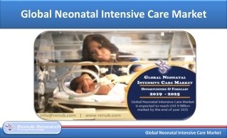 Global Neonatal Intensive Care Market is US$ 9 Billion market by 2025