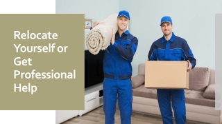 Relocate Yourself Vs Hiring Professional Removalists