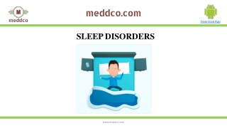 Sleep Disorders Causes, symptoms,Tests and treatments| Meddco