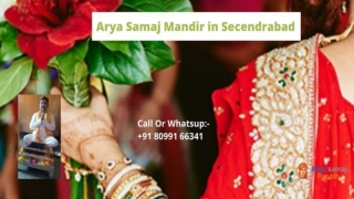 Arya Samaj Mandir in Secendrabad